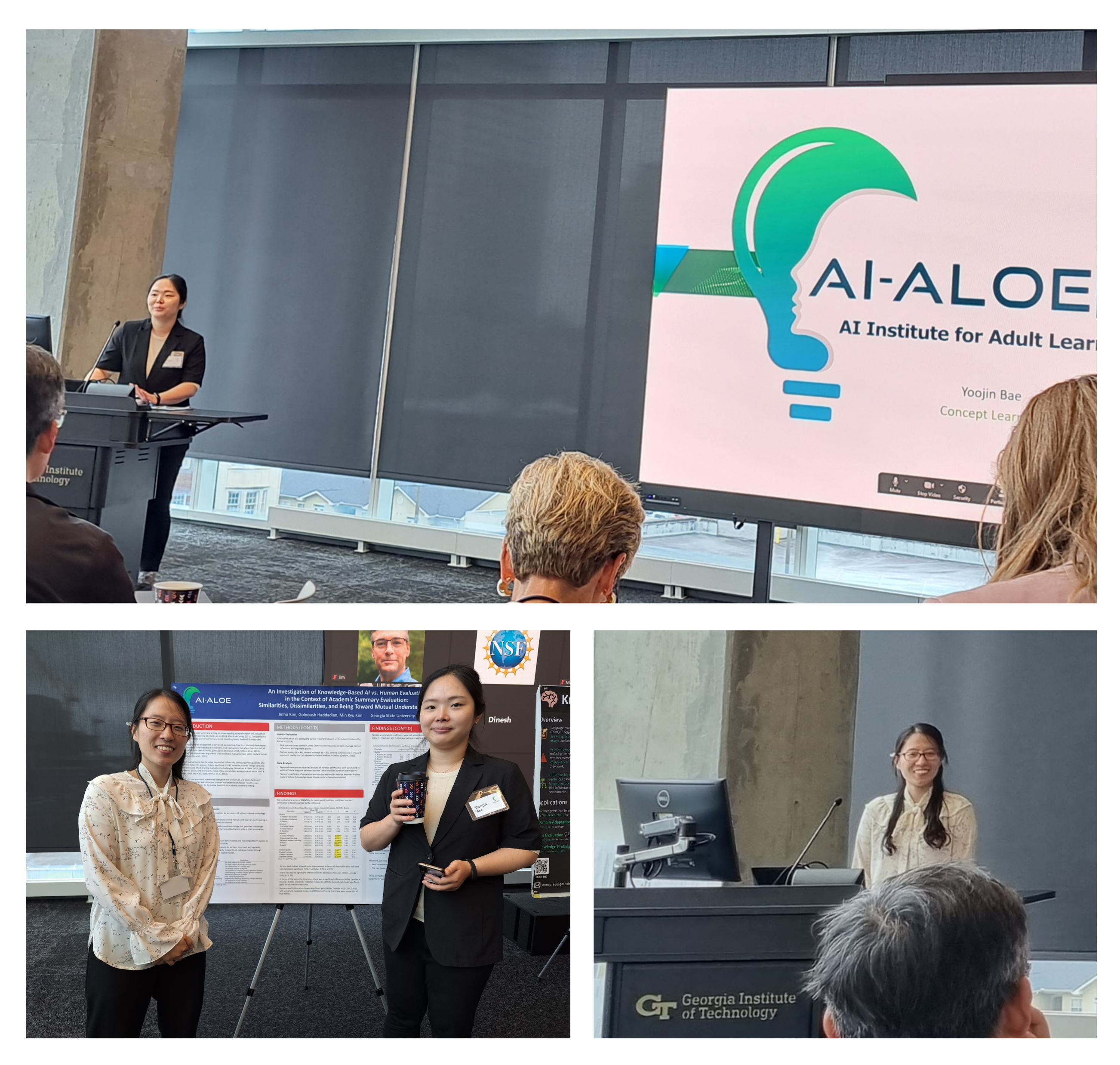 AI-ALOE's Annual Review Meeting attended by AI2 Lab Members