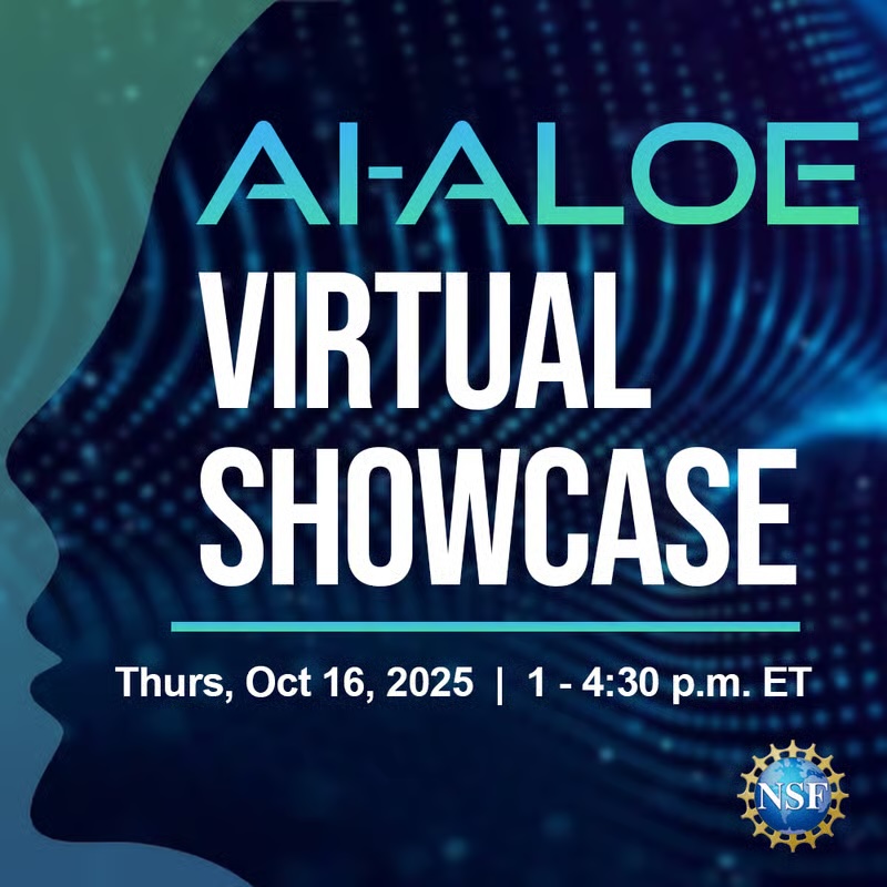 Jinho presented SMART research at the NSF AI ALOE National Virtual Research Showcase.