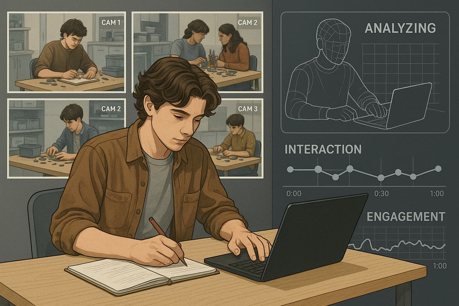 AI-Powered Multimodal Analytics of Learner Dynamics in Learner-Centered Activities