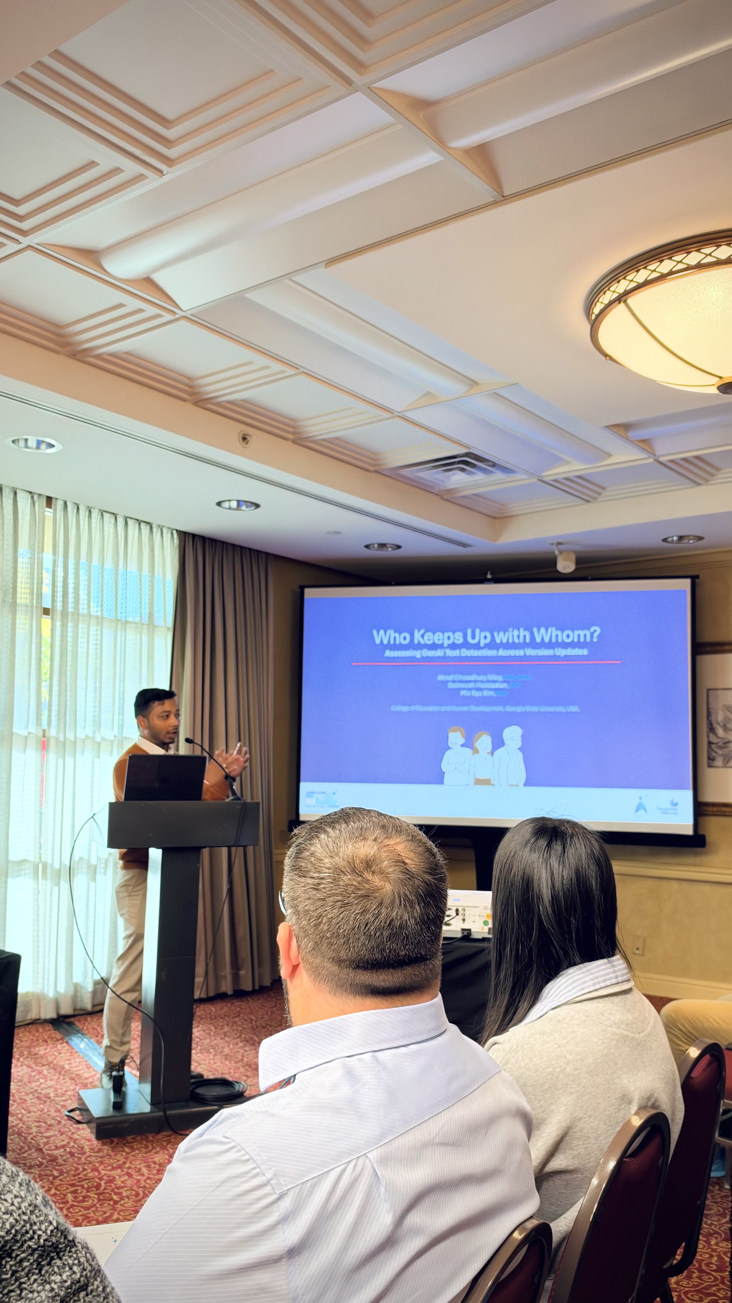 Ahnaf Niloy co-authored and presented a paper at the 2026 AIME-Con.